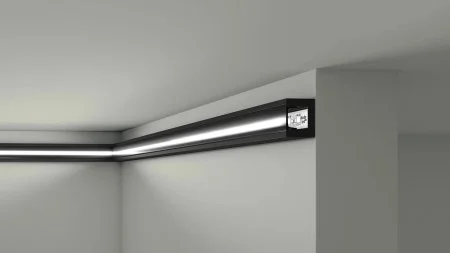 Профиль NMC Wallstyl IL12 Black (25х20х2000мм) в Уфе