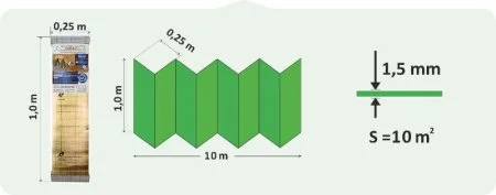 Подложка Солид 1,5мм для LVT ANTI SLIP (10м2) в Уфе