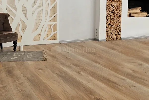Кварц-виниловая плитка Alpine Floor Premium XL Дуб Природный Изысканный ЕСО 7-6, 8 мм. 43 класс в Уфе