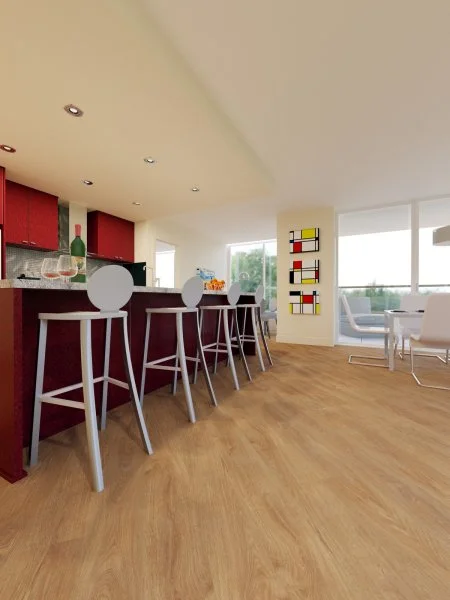 Кварц-виниловая плитка FineFloor Light Дуб Эно FF-1371 в Уфе