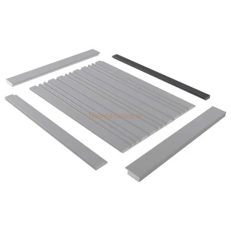 Финишный молдинг LF124B GR3 левый декорированный (31х12х2700мм) в Уфе