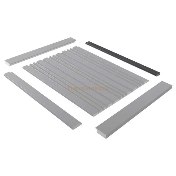 Финишный молдинг LF124B GR3 левый декорированный (31х12х2700мм) в Уфе