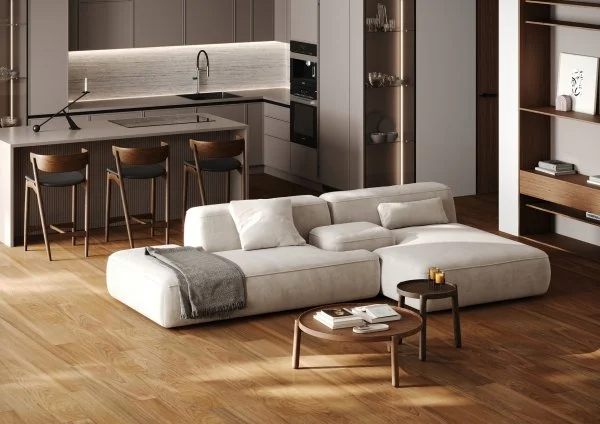 Паркетная доска Quartz Parquet Классик 5 мм Дуссия Африканская 550-63 в Уфе