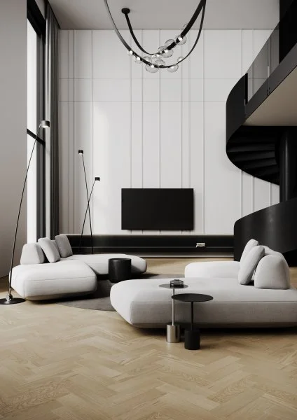 Паркетная доска Quartz Parquet Штучный паркет Дуб Бисквитный 44-1258-07 в Уфе