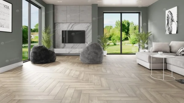 Кварц-виниловая плитка Alpine Floor Parquet Дуб Натуральный Отбеленный ЕСО 16-5 2.5 мм. 43 класс в Уфе
