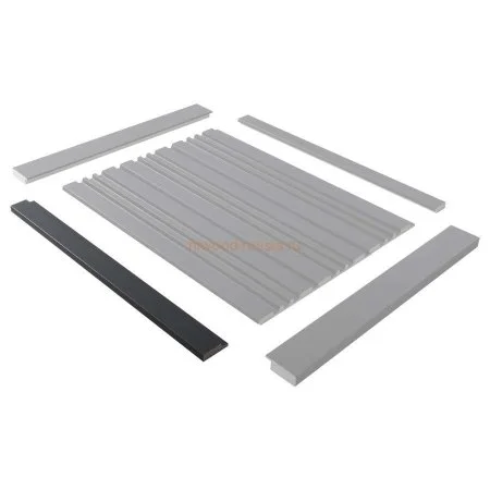 Финишный молдинг LF124A GR3 правый декорированный (42х12х2700мм) в Уфе