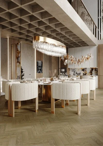 Паркетная доска Quartz Parquet Штучный паркет Дуб Конго 44-1258-54 в Уфе