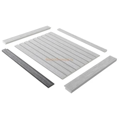 Финишный молдинг LF124A GN68 правый декорированный (42х12х2700мм) в Уфе