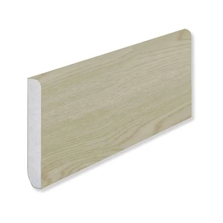 Кварцевый плинтус Fargo 18001-35 Ясень Белый 80х11х2200 мм в Уфе