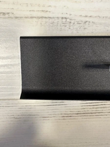 Алюминиевый плинтус Bonkeel ПЛ80 515л Черный (78,5х11,2х2500мм) в Уфе