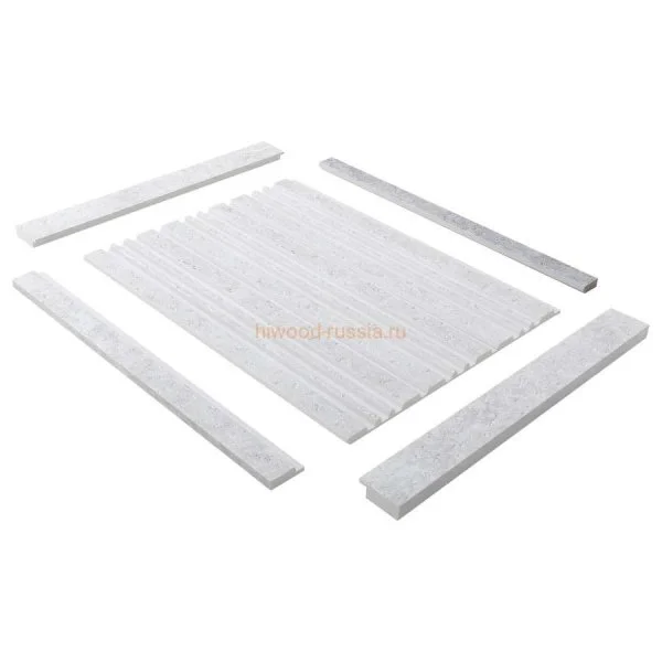 Финишный молдинг LF124B W50 левый декорированный (31х12х2700мм) в Уфе