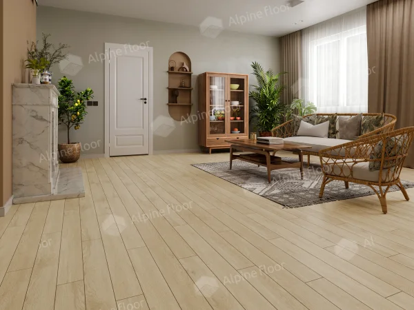 Каменно-полимерная плитка Alpine Floor Grand Sequoia Village Камфора ECO 11-507 4мм, 43 класс в Уфе
