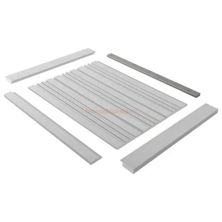 Финишный молдинг LF124B S339S левый декорированный (31х12х2700мм) в Уфе