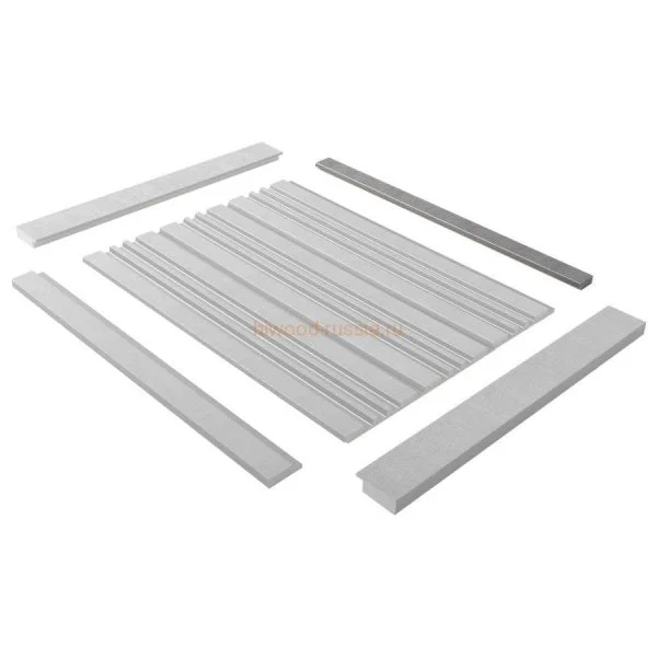 Финишный молдинг LF124B S339S левый декорированный (31х12х2700мм) в Уфе