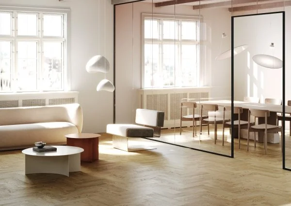 Кварц-виниловая плитка Fargo Herringbone 44-5003-4 Дуб Неаполь в Уфе