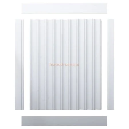 Финишный молдинг LF124A NP правый белый (42х12х2700мм) в Уфе