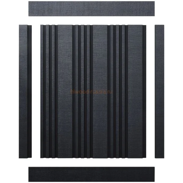 Финишный молдинг LF124B BK114K левый декорированный (31х12х2700мм) в Уфе