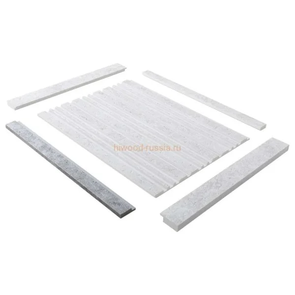 Финишный молдинг LF124A W50 правый декорированный (42х12х2700мм) в Уфе