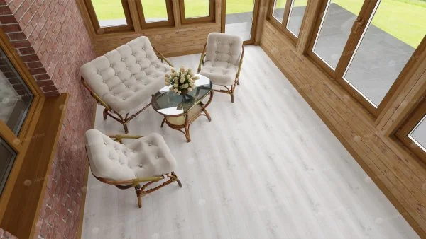 Каменно-полимерная плитка Alpine Floor Classic Дуб Выбеленный ECO 182-8, 4мм 43 класс в Уфе