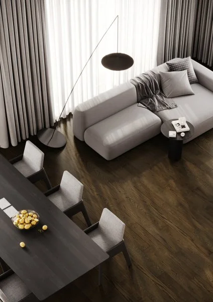 Паркетная доска Quartz Parquet Классик 5 мм Дуб Брауни 413 в Уфе