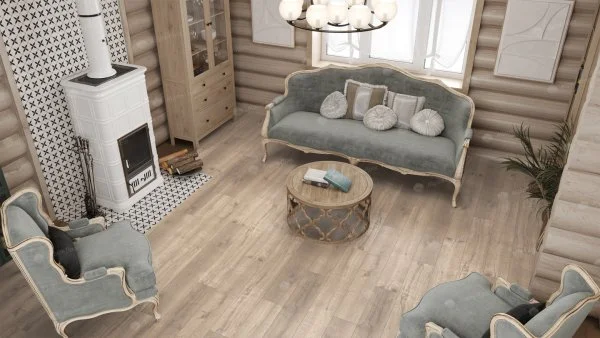 Каменно-полимерная плитка Alpine Floor Real Wood Дуб Натуральный ECO 2-5, 6 мм 43 класс в Уфе
