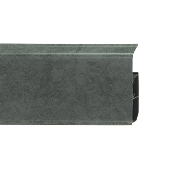 Пластиковый плинтус Royce №340 Мрамор Тёмный (80х24х2200мм) в Уфе