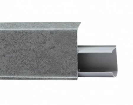 Пластиковый плинтус Royce №551 Грей (55х23х2200мм) в Уфе