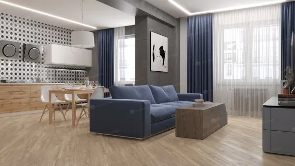 Каменно-полимерная плитка Alpine Floor Sequoia Секвойя Коньячная ECO 6-2, 4мм 43 класс в Уфе