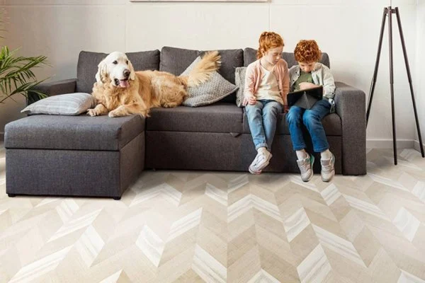 Пробковое покрытие CorkStyle Chevron Creme в Уфе