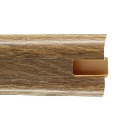 Пластиковый плинтус Royce №804 Дуб Викторианский (58х22х2200мм) в Уфе