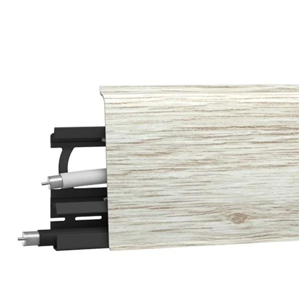 Плинтус пластиковый Arbiton INDO70 135 Дуб Платиновый 2,5 м в Уфе