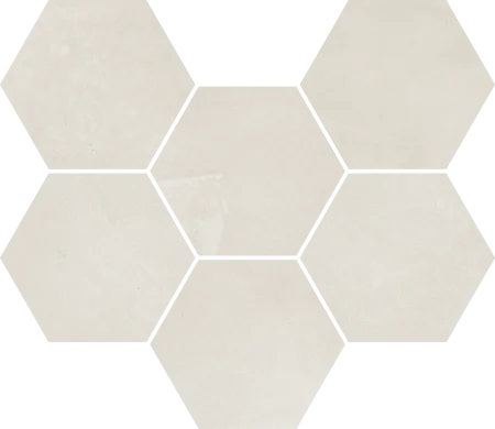 Керамогранит Italon Континуум Полар Мозаика Гексагон (Натуральная 25х29) в Уфе