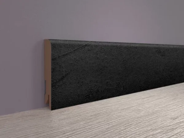 Плинтус MDF Bonkeel 24034 Чёрный Лофт (80х16х2400 мм) в Уфе