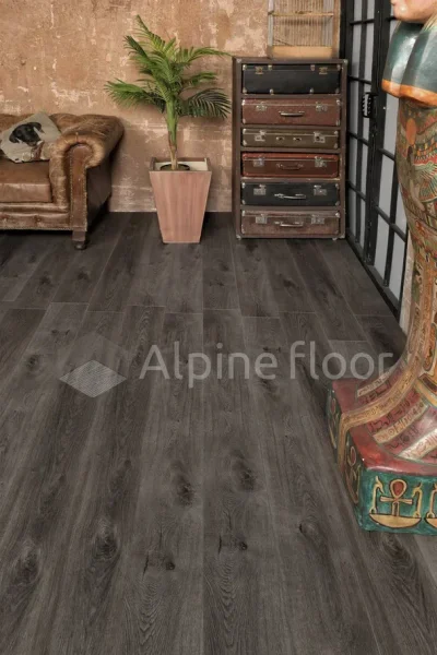 Кварц-виниловая плитка Alpine Floor Premium XL Дуб Торфяной ЕСО 7-11, 8 мм. 43 класс в Уфе