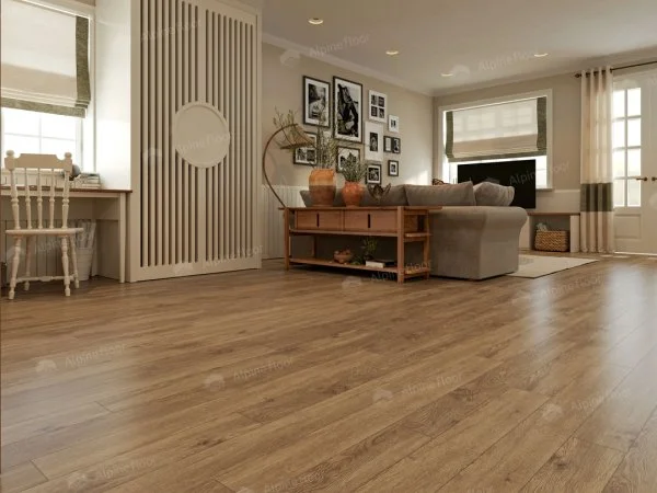 Каменно-полимерная плитка Alpine Floor Grand Sequoia Village Макадамия ECO 11-1007 4мм, 43 класс в Уфе