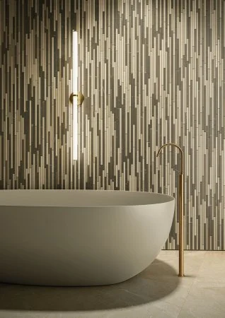 Керамогранит Italon Метрополис Вставка Стрип Ворм 26х75 (Натуральная) в Уфе