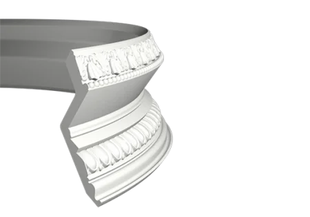 Карниз Европласт 1.50.137 гибкий 2,0 м в Уфе