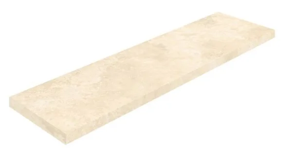 Керамогранит Coliseum Аурелия Уайт Ступень угловая левая (Натуральный, 33х120) в Уфе