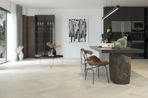 Паркетная доска Quartz Parquet Английская Ёлка Дуб Песочный 33-408 в Уфе