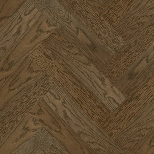 Паркетная доска Quartz Parquet Английская Ёлка Дуб Брауни 33-413 в Уфе