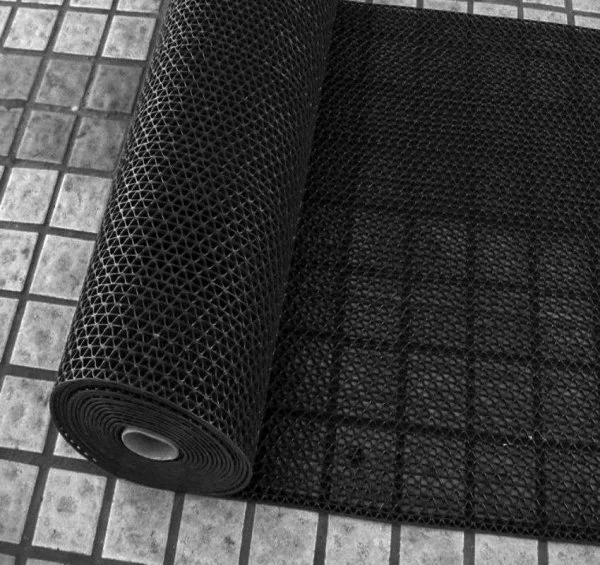 Грязезащитное рулонное покрытие ЗигЗаг Черный 5 мм (0,9 м) Китай в Уфе