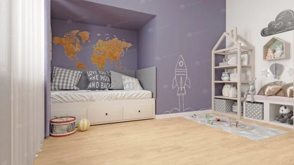 Каменно-полимерная плитка Alpine Floor Classic Дуб Ваниль Селект ECO 106-3, 4мм 43 класс в Уфе