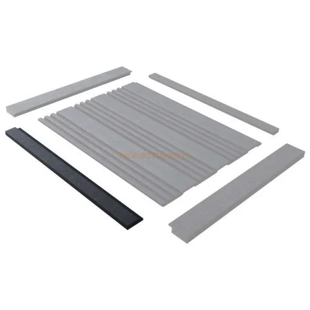 Финишный молдинг LF124A BK114K правый декорированный (42х12х2700мм) в Уфе