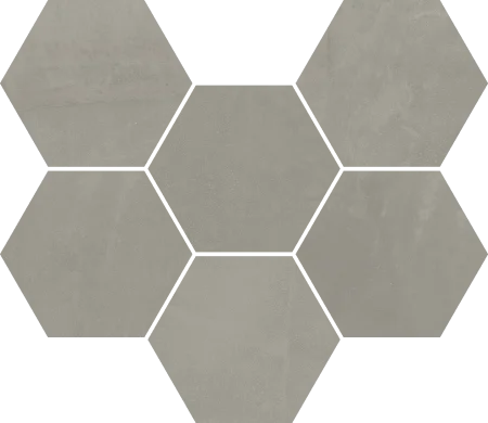 Керамогранит Italon Континуум Айрон Мозаика Гексагон (Натуральная 25х29) в Уфе