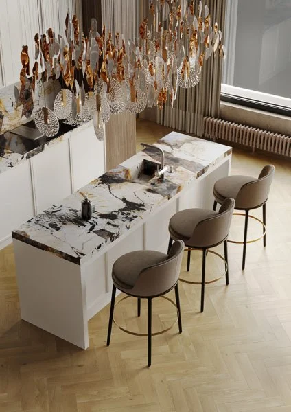 Кварц-виниловая плитка Fargo Herringbone 44-720-16 Дуб Копенгаген в Уфе