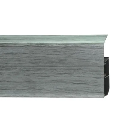 Пластиковый плинтус Royce №333 Серебристый Жемчуг (80х24х2200мм) в Уфе