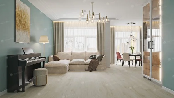 Каменно-полимерная плитка Alpine Floor Solo Модерато ECO 14-11, 3,5 мм 34 класс в Уфе