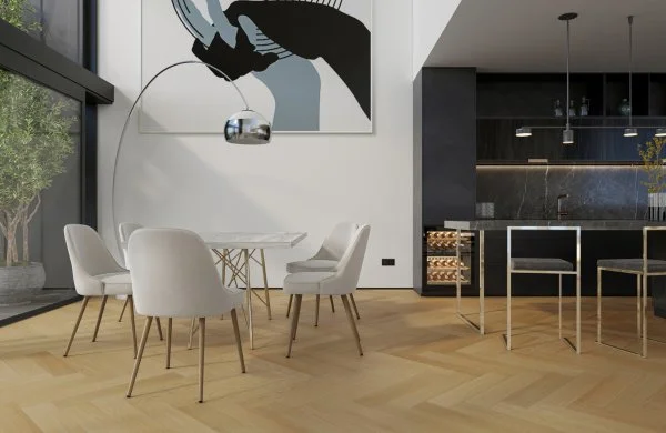 Паркетная доска Quartz Parquet Английская Ёлка Дуб Тоскана 33-407 в Уфе