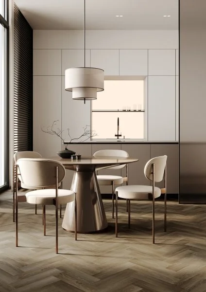 Кварц-виниловая плитка Fargo Herringbone 44-4105-12 Дуб Ванкувер (Градиент) в Уфе