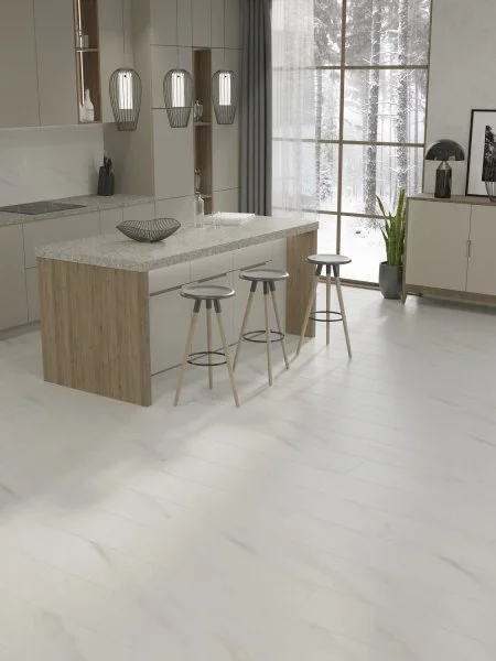 Ламинат Egger PRO 8/33 4V Large Aqua+ Мрамор Леванто белый EPL245 в Уфе